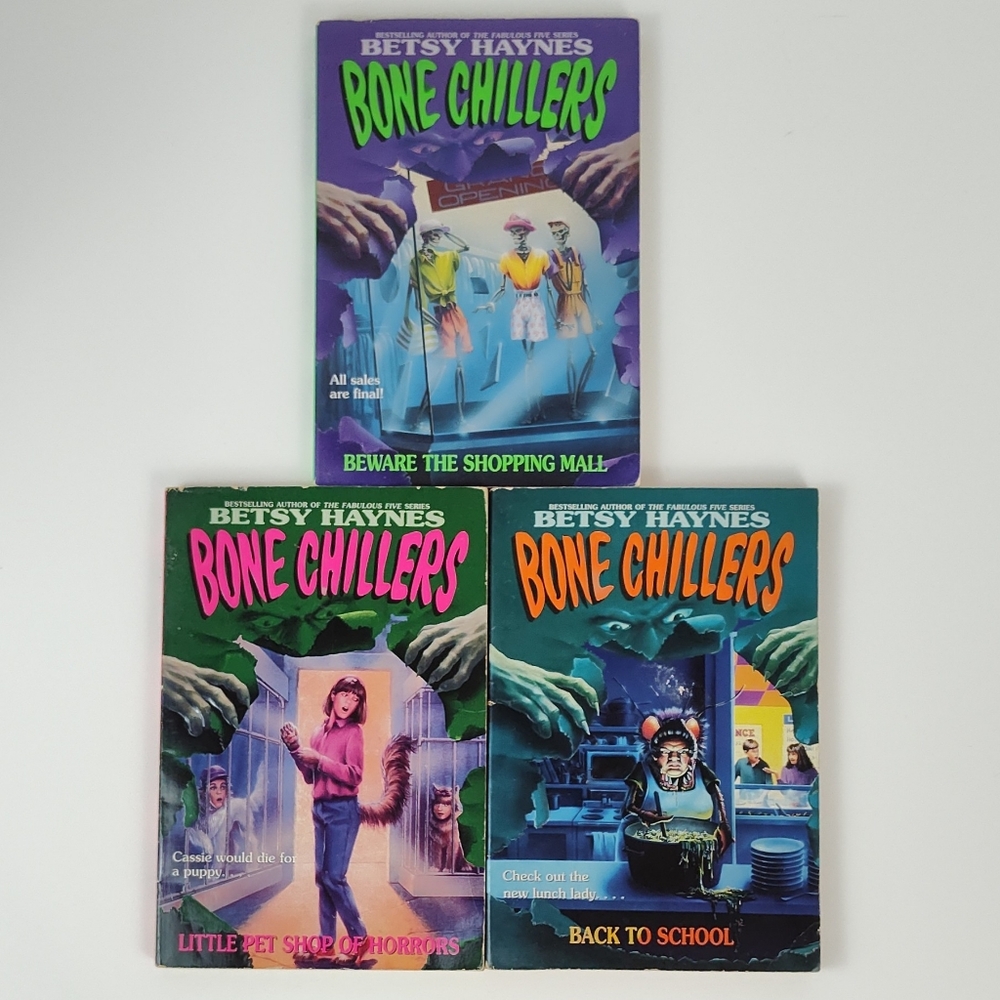 Bone Chillers Lot Books 1, 2, & 3 by Betsy Haynes